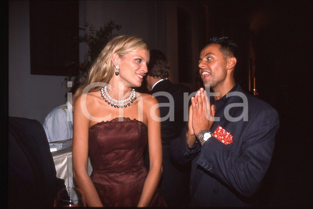 35mm vintage slide* 1995ca ITALIA MODA - Esther CANADAS ritratto (5)