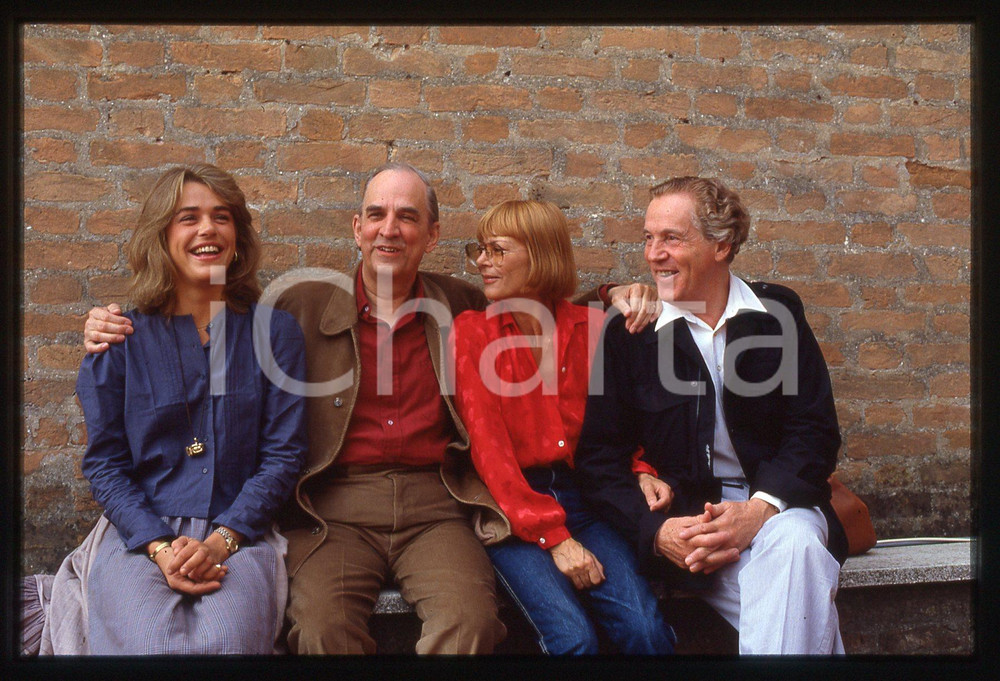Fotografia d epoca originale 35mm vintage slide 1983 VENEZIA Ingmar BERGMAN e cast di FANNY E ALEXANDER 1
