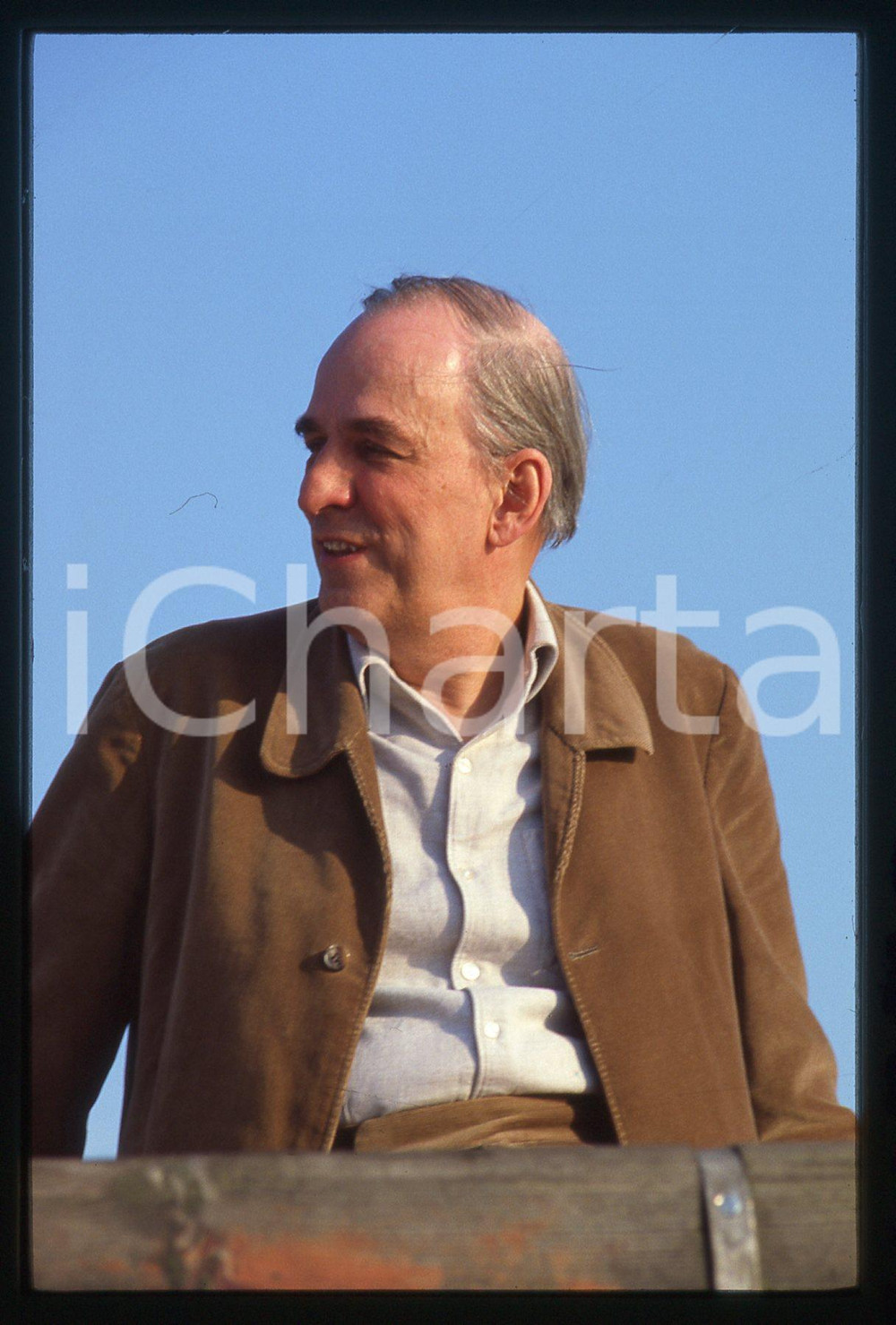 Fotografia d epoca originale 35mm vintage slide 1983 Festival VENEZIA Ingmar BERGMAN Ritratto del regista 15 1