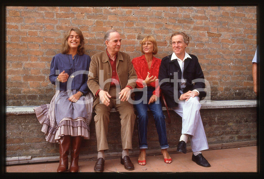 Fotografia d epoca originale 35mm vintage slide 1983 VENEZIA Ingmar BERGMAN e cast di FANNY E ALEXANDER 3 1