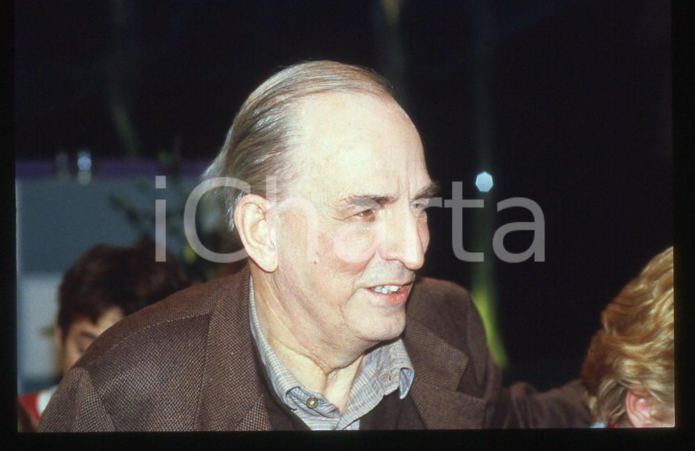 Fotografia d epoca originale 35mm vintage slide 1983 Festival VENEZIA Ingmar BERGMAN Ritratto del regista 19 1