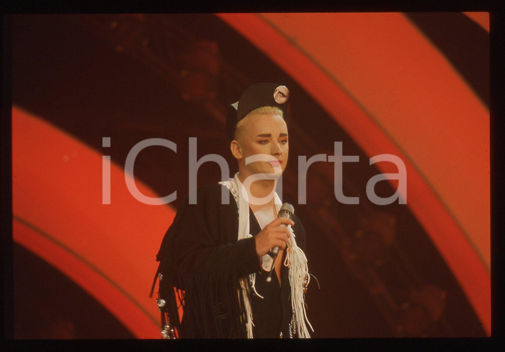 35mm vintage slide* 1987 SAINT VINCENT ESTATE Boy GORGE in "KEEP IN MY MIND" 12