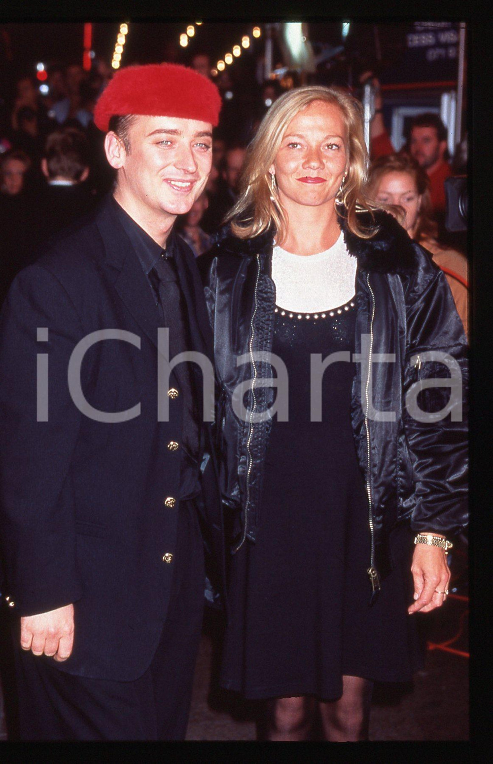 Fotografia d'epoca originale 35mm vintage slide* 1995ca MUSICA Boy GEORGE ritratto ad un evento (2) 1