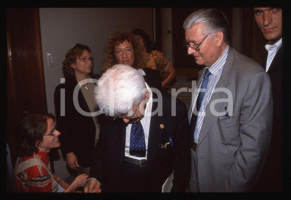 Fotografia d'epoca originale 35mm vintage slide* 1998 MILANO CARIPLO Luigi DI BELLA e Giuseppe DI BELLA *2 1