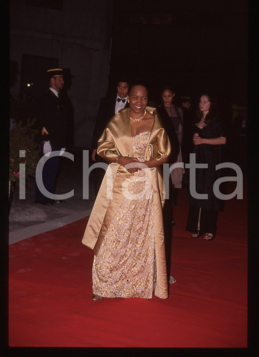35mm vintage slide* 1999 FESTIVAL CANNES Barbara HENDRICKS membro Giuria (3)
