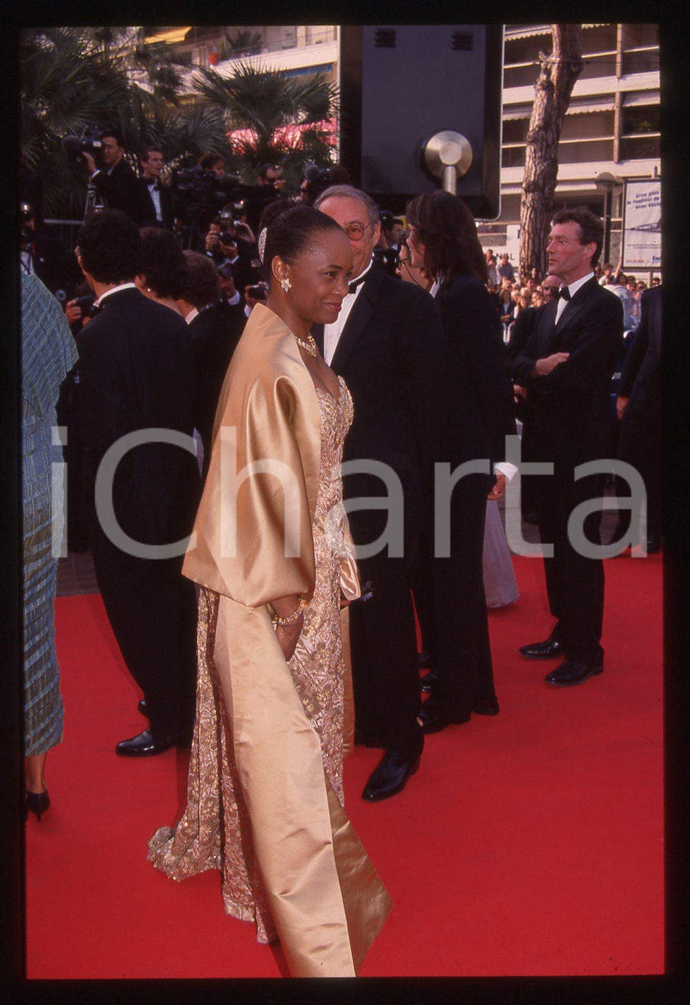 35mm vintage slide* 1999 FESTIVAL CANNES Barbara HENDRICKS membro Giuria (5)