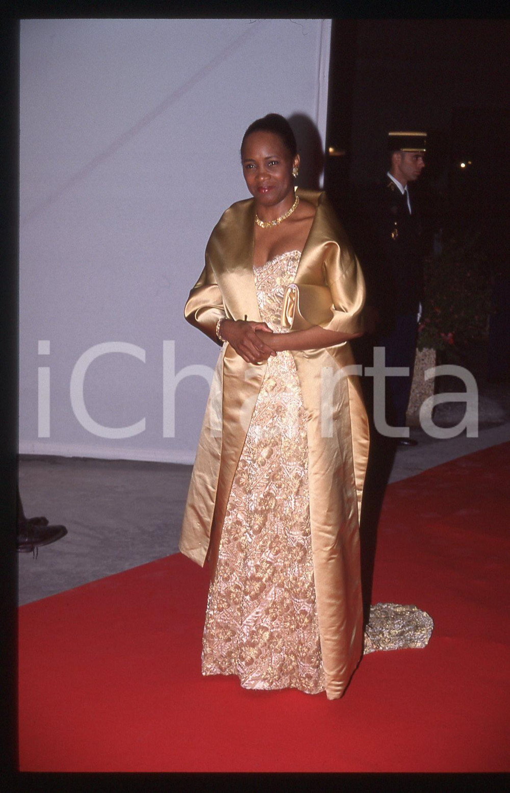 35mm vintage slide* 1999 FESTIVAL CANNES Barbara HENDRICKS membro Giuria (6)