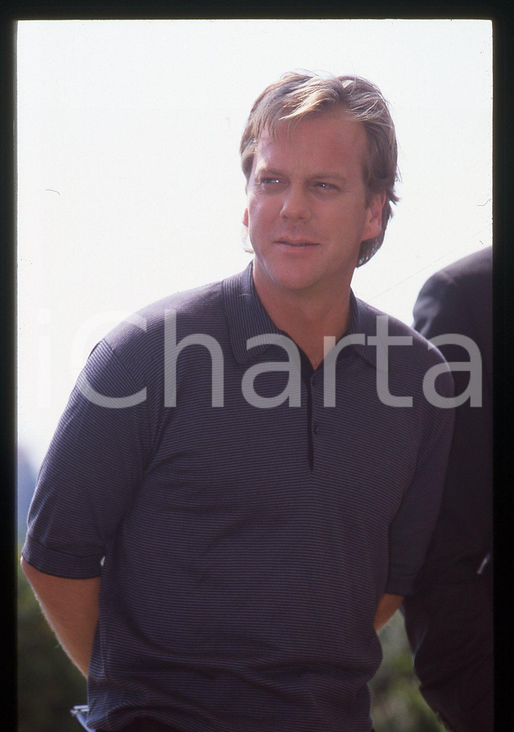 35mm vintage slide* 1998 FESTIVAL CANNES Kiefer SUTHERLAND Film "DARK CITY" (5)