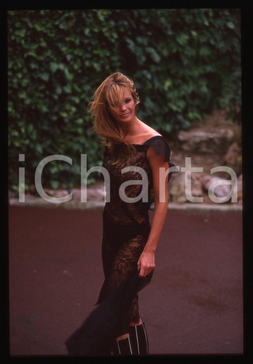 35mm vintage slide* 2000 MONTECARLO - Elle MACPHERSON ai WORLD MUSIC AWARDS (5)