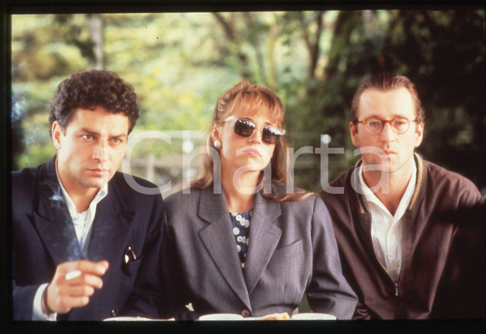 Fotografia d epoca originale 35mm vintage slide 1990 SPIELER Anica DOBRA Peter LOHMEYER Hansa CZYPIONKA 1