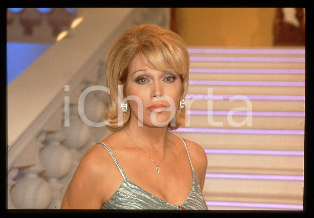 35mm vintage slide* 1998 ITALIA 1 Amanda LEAR conduce IL BRUTTO ANATROCCOLO (4)