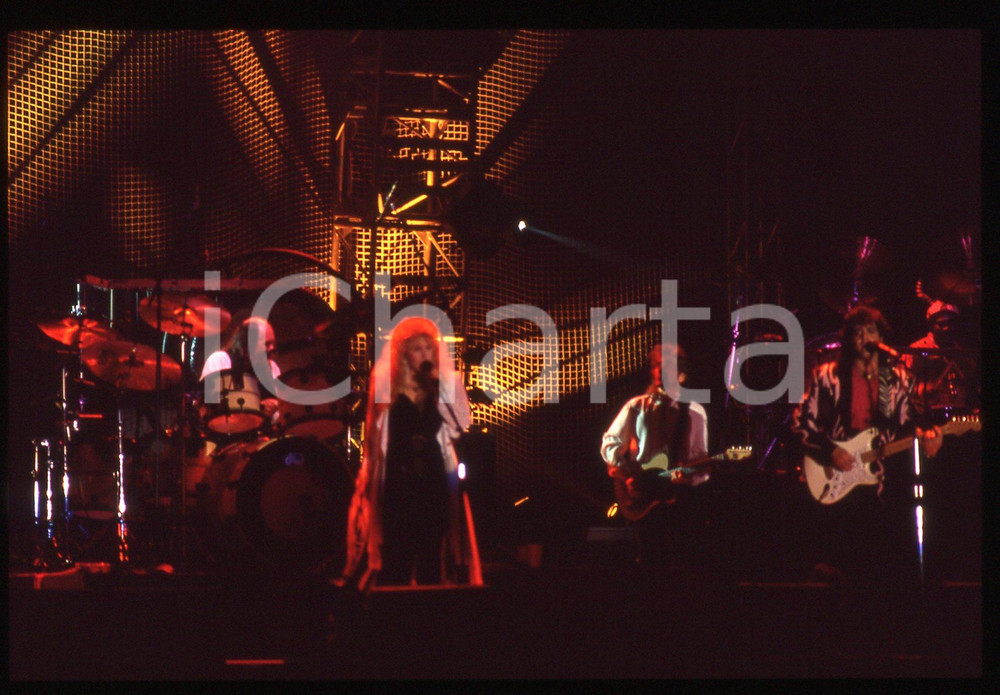 35mm vintage slide* 1990ca MUSICA FLEETWOOD MAC Il gruppo durante un concerto *2