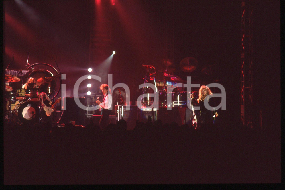 35mm vintage slide* 1990ca MUSICA FLEETWOOD MAC Il gruppo durante un concerto *3