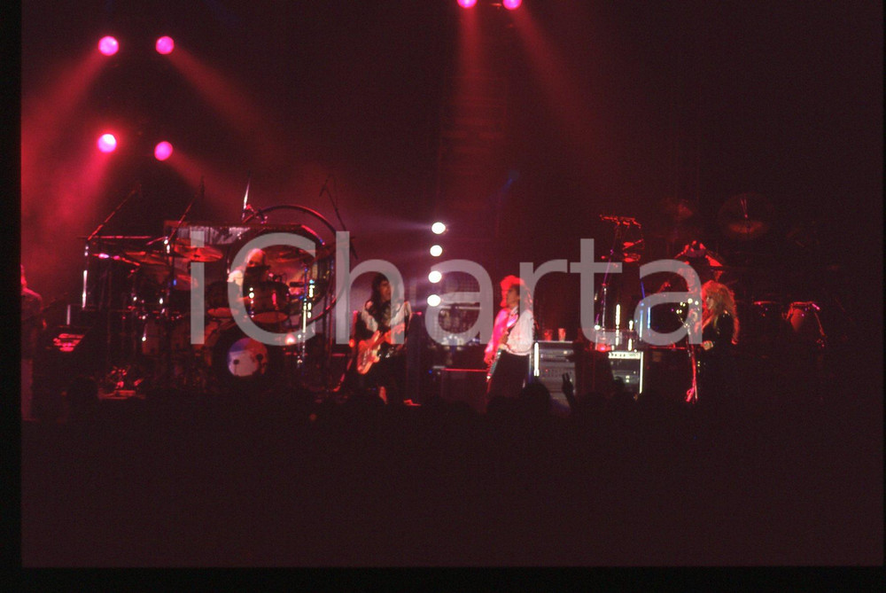 35mm vintage slide* 1990ca MUSICA FLEETWOOD MAC Il gruppo durante un concerto *5