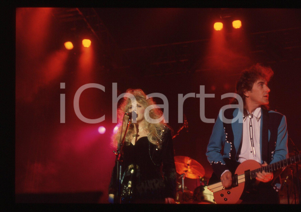 35mm vintage slide* 1990ca MUSICA  FLEETWOOD MAC Christine McVIE Billy BURNETTE 