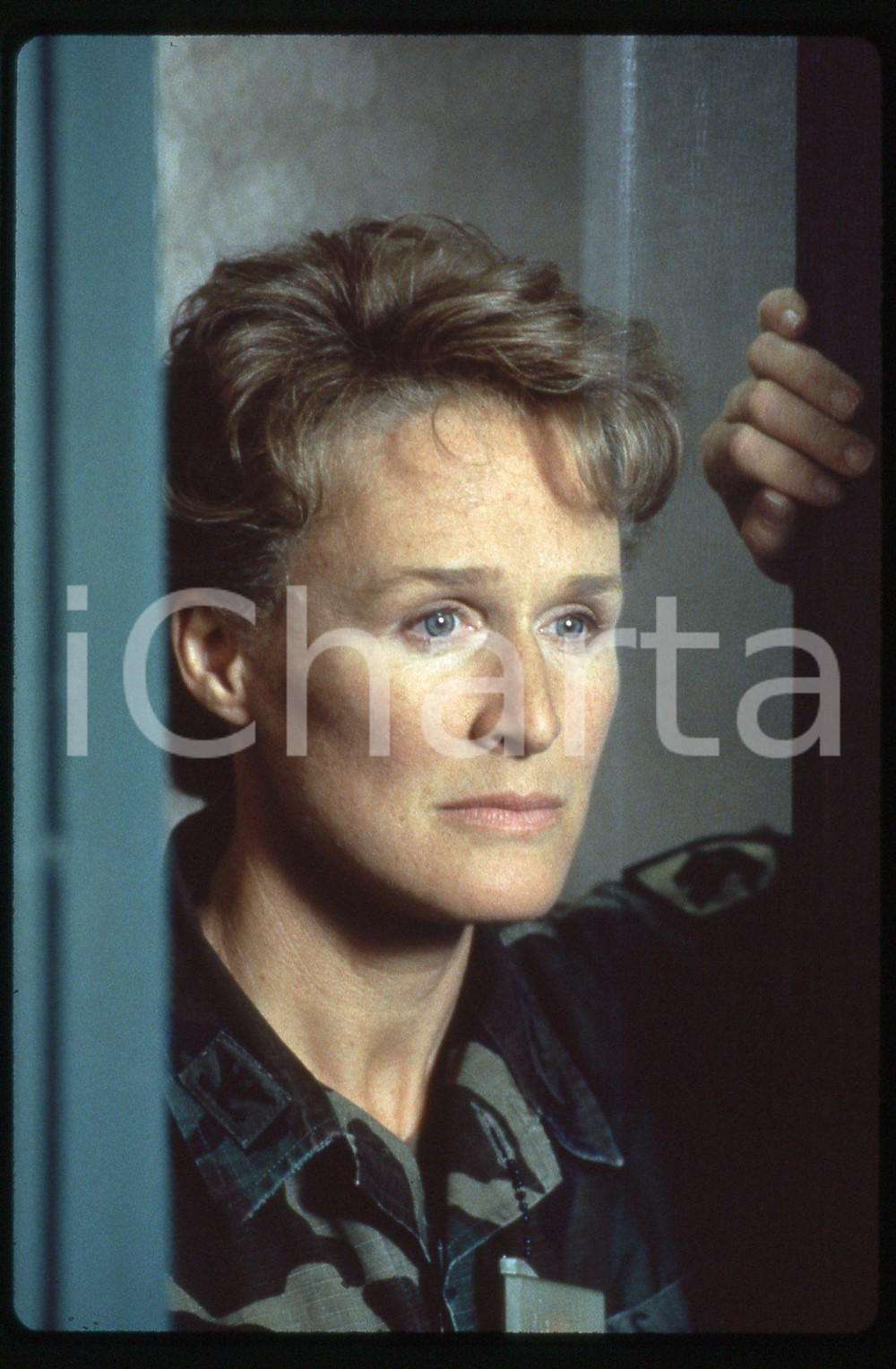 35mm vintage slide* 1995 Film SERVING IN SILENCE Glenn CLOSE in una scena (2)