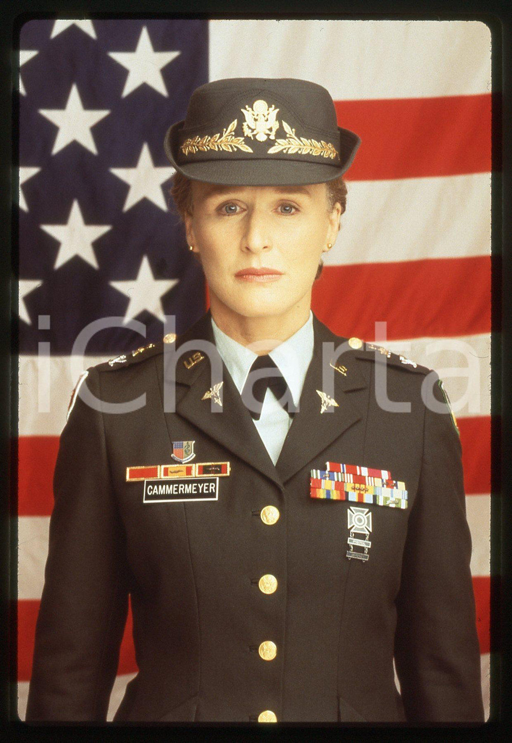 35mm vintage slide* 1995 Film SERVING IN SILENCE Glenn CLOSE La protagonista
