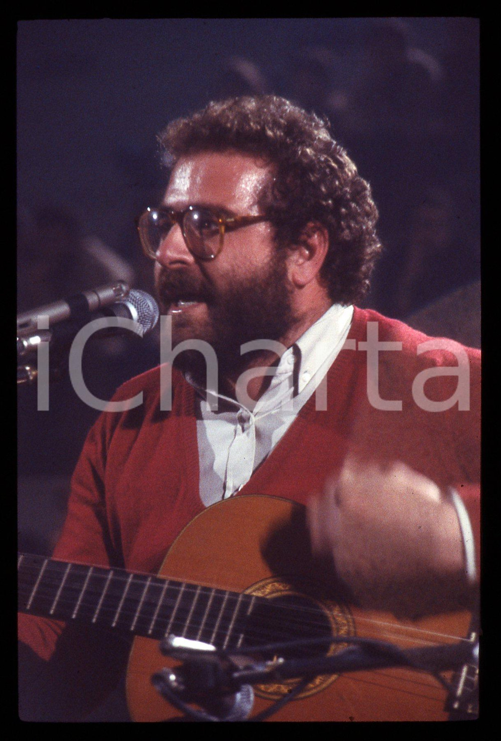 Fotografia d epoca originale 35mm vintage slide 1979 Film I GIORNI CANTATI Paolo PIETRANGELI in una scena 2 1