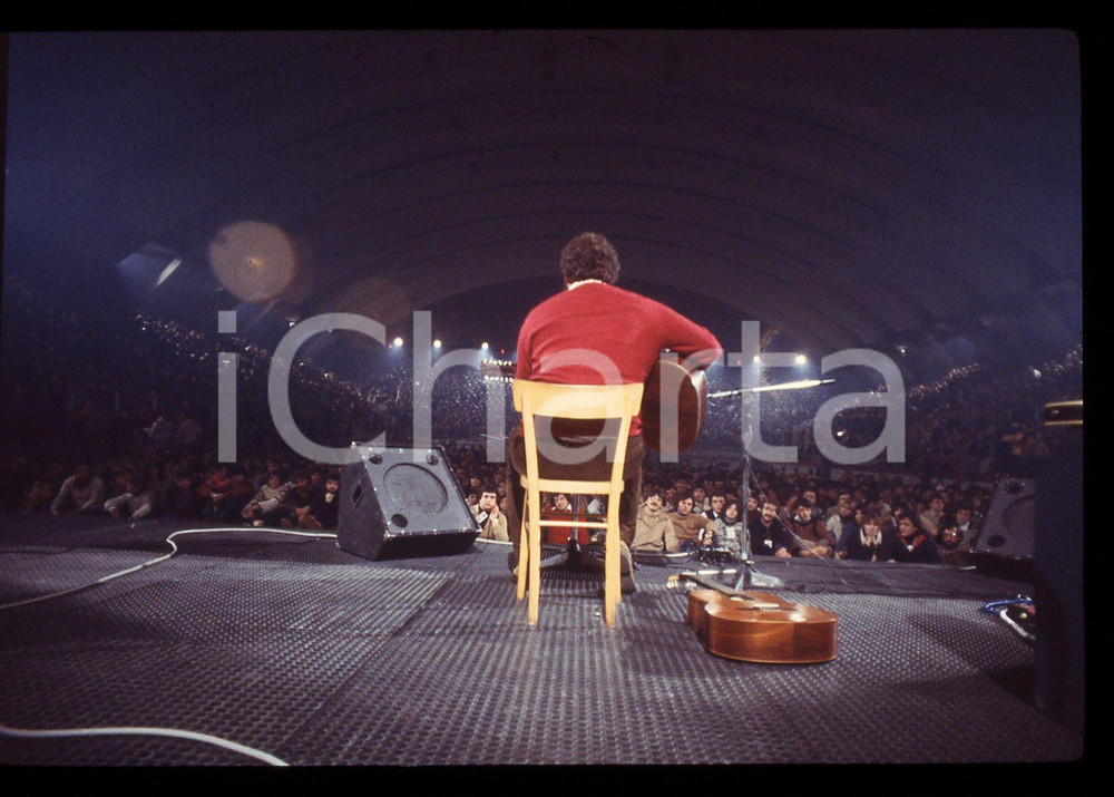 Fotografia d epoca originale 35mm vintage slide 1979 Cinema I GIORNI CANTATI Paolo PIETRANGELI scena 5 1