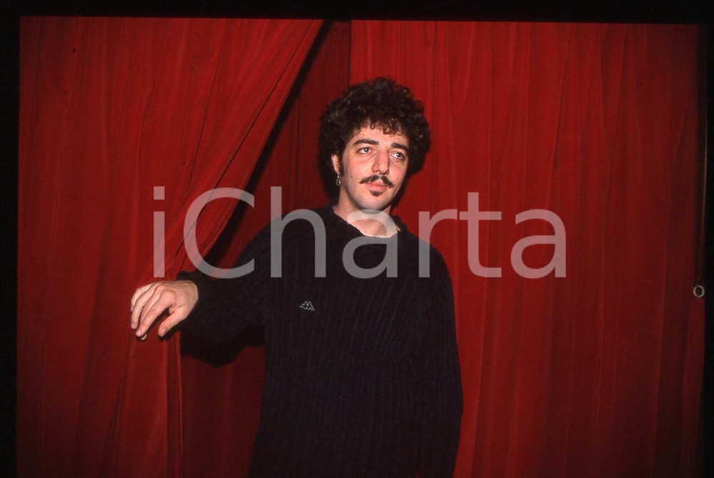 35mm vintage slide* 1995ca ITALIA MUSICA Max GAZZE' Ritratto del cantante (8)