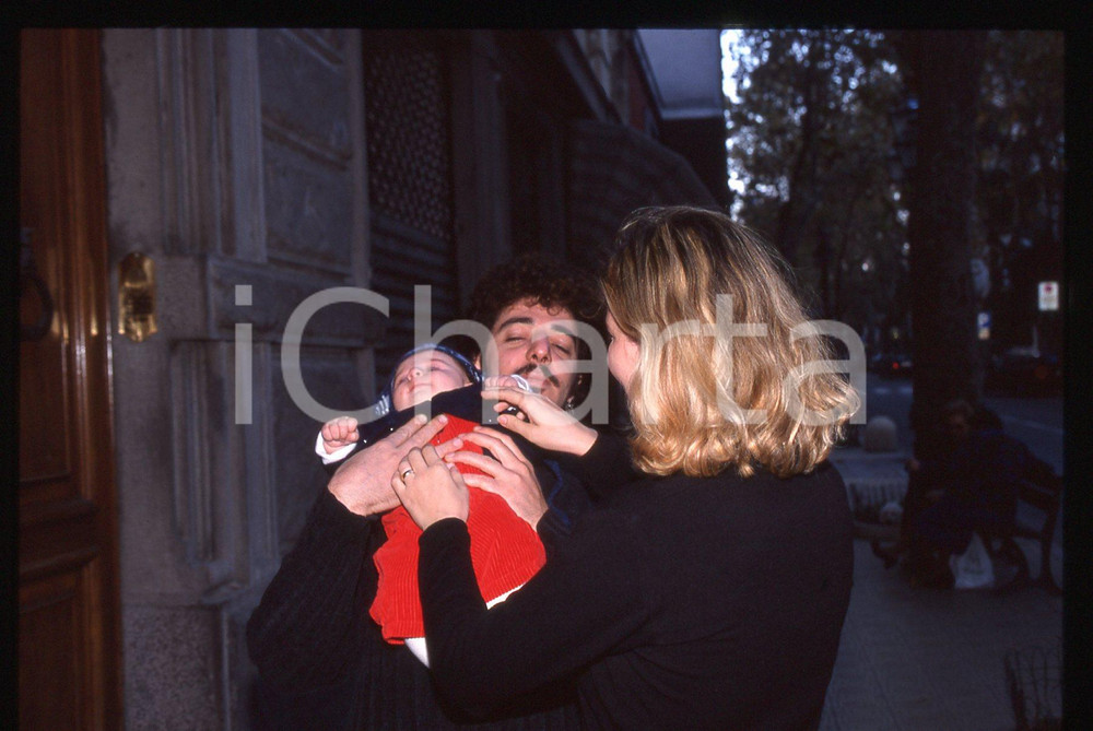 35mm vintage slide*1998 ITALIA MUSICA Samuele e Max GAZZE' con Maria SALVUCCI *4