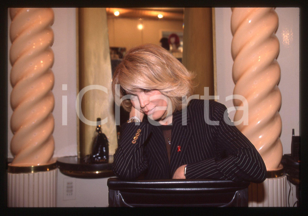 35mm vintage slide* 1998 ITALIA 1 Amanda LEAR IL BRUTTO ANATROCCOLO Ritratto *9