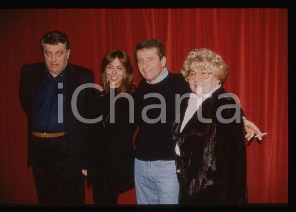 35mm vintage slide* 1997 TEATRO Maurizio MATTIOLI Sabrina FERILLI UN PAIO D'ALI