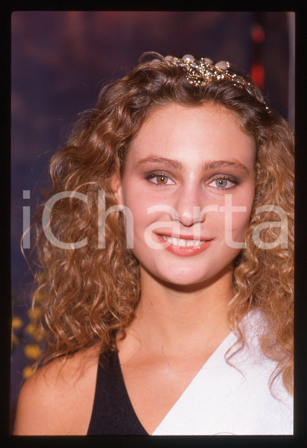 35mm vintage slide* 1990 CAMPIONE D'ITALIA Annamaria MALIPIERO a Miss UNIVERSO *