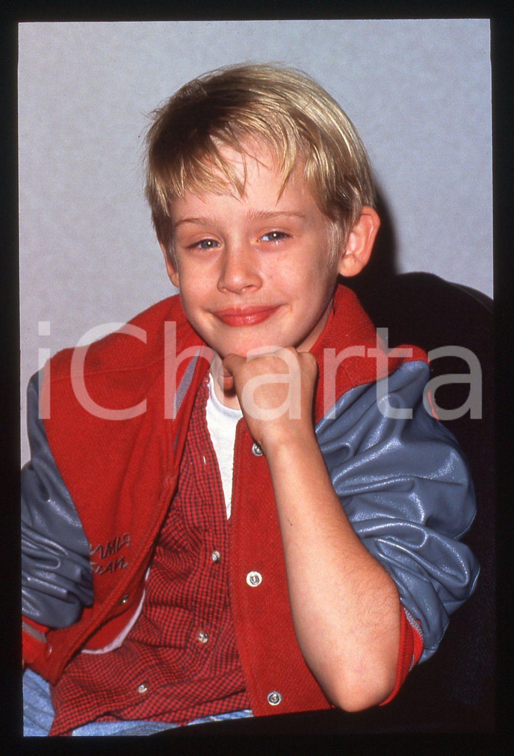35mm vintage slide* 1990 CINEMA Macaulay CULKIN Ritratto dell'attore
