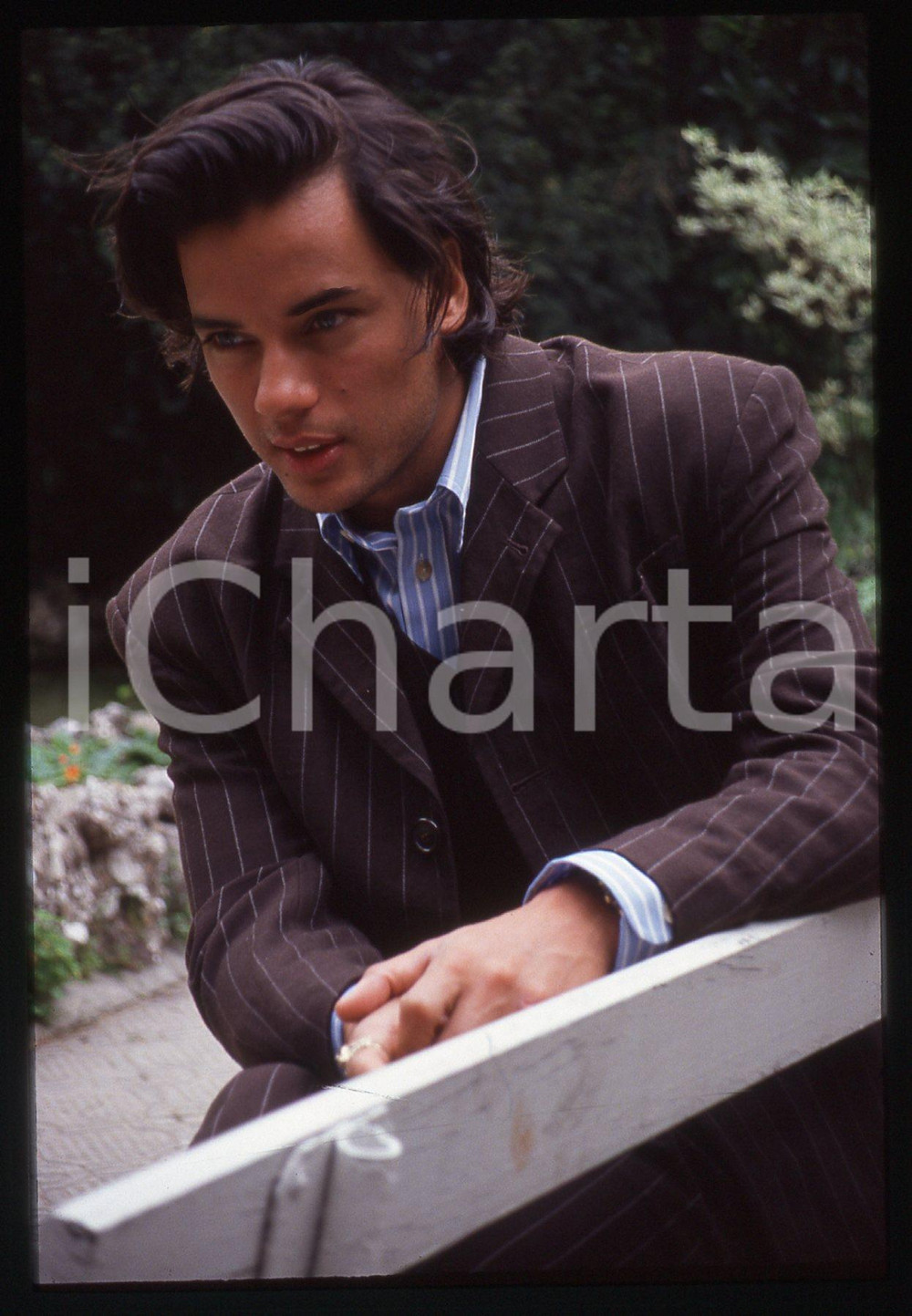 35mm vintage slide* 1990ca ITALIA MUSICA Nick KAMEN Ritratto del cantante (12)
