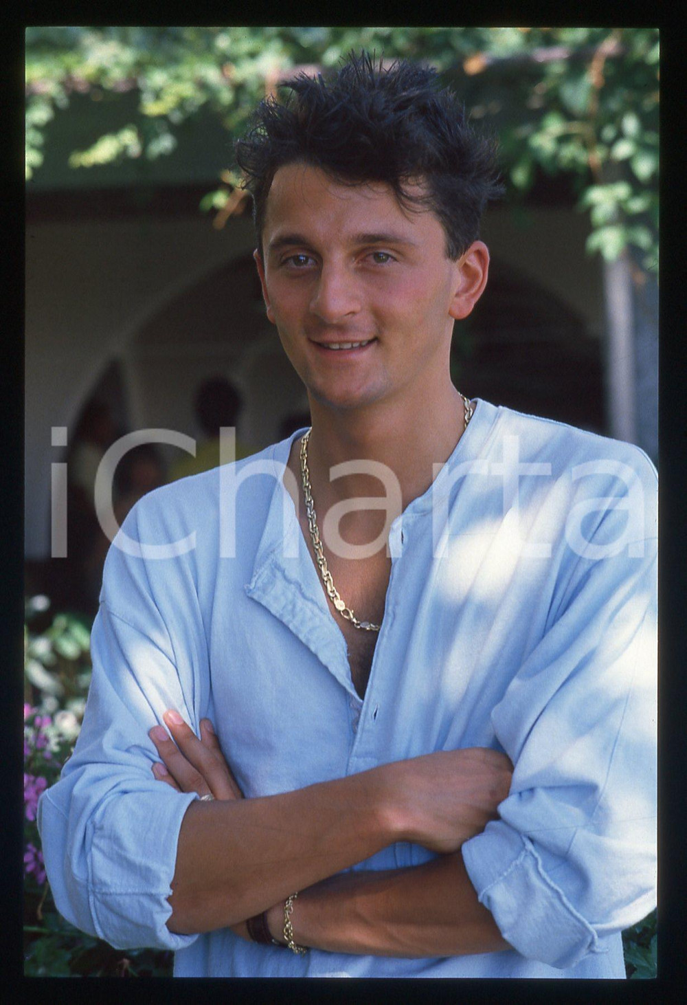 35mm vintage slide* 1985ca ITALIA CINEMA Nik NOVECENTO Ritratto dell'attore (10)