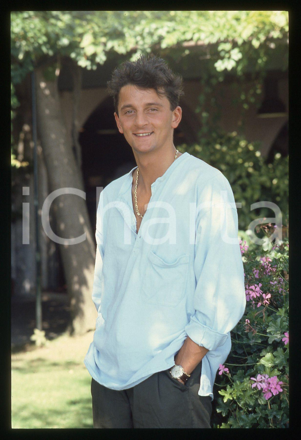 35mm vintage slide* 1985ca ITALIA CINEMA Nik NOVECENTO Ritratto dell'attore (13)