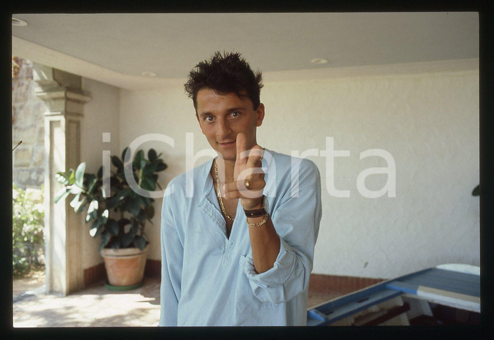 35mm vintage slide* 1985ca ITALIA CINEMA Nik NOVECENTO Ritratto dell'attore (22)