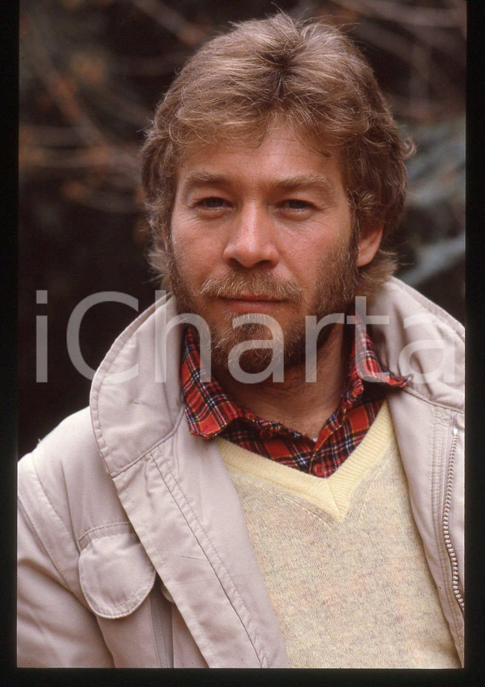 35mm vintage slide* 1985ca ITALIA CINEMA Christian FREMONT Ritratto attore 