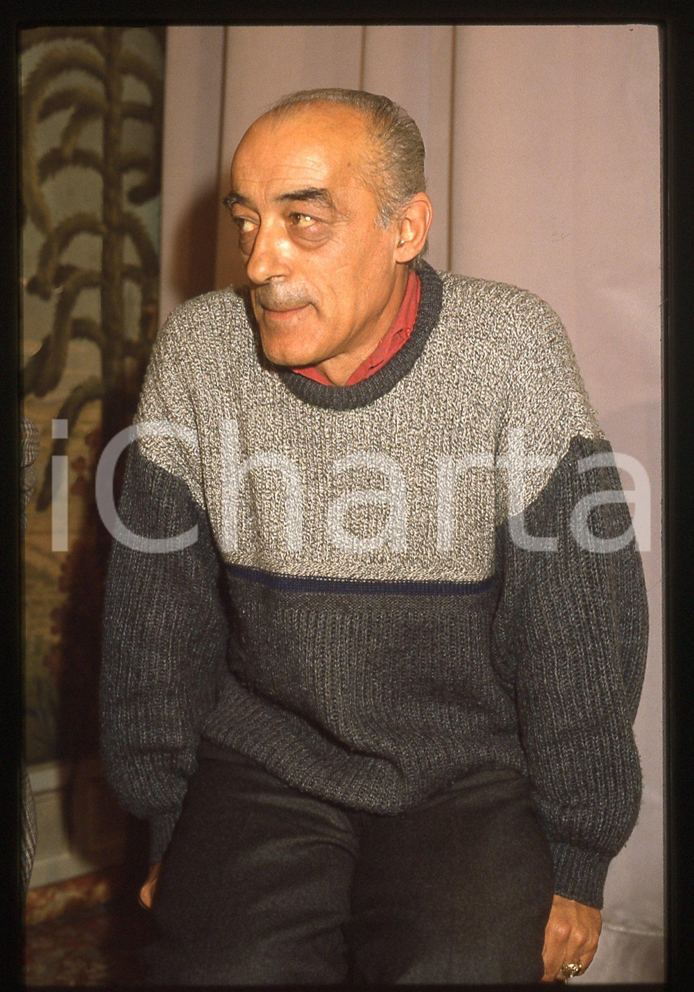 35mm vintage slide* 1985 MILANO CINEMA Novello NOVELLI in Terrazza MARTINI 
