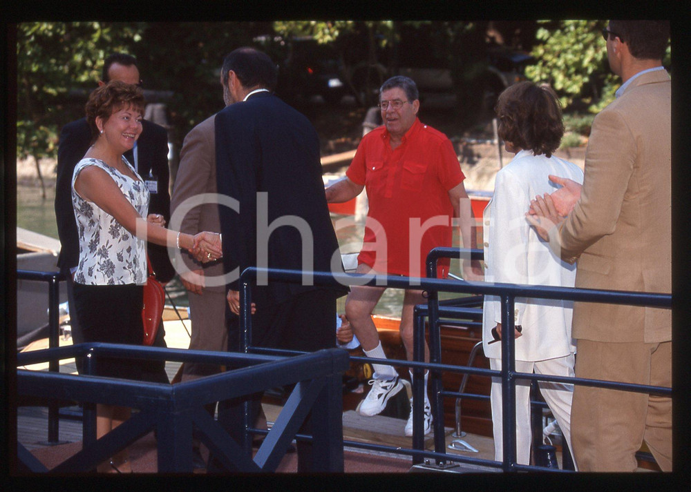 35mm vintage slide* 1999 FESTIVAL di VENEZIA Jerry LEWIS e Sandee PITNICK (4)
