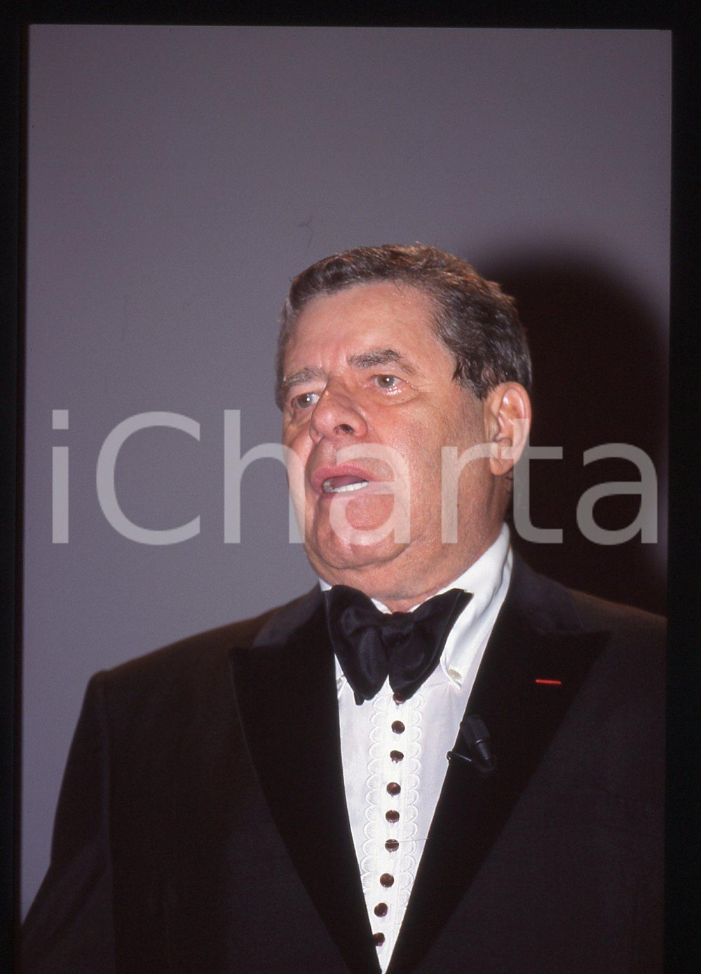 35mm vintage slide* 1999 FESTIVAL VENEZIA Jerry LEWIS Discorso dell'attore *17