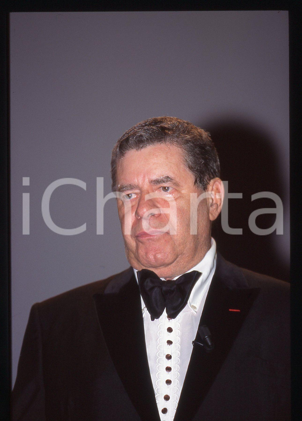 35mm vintage slide* 1999 FESTIVAL VENEZIA Jerry LEWIS Discorso dell'attore *18