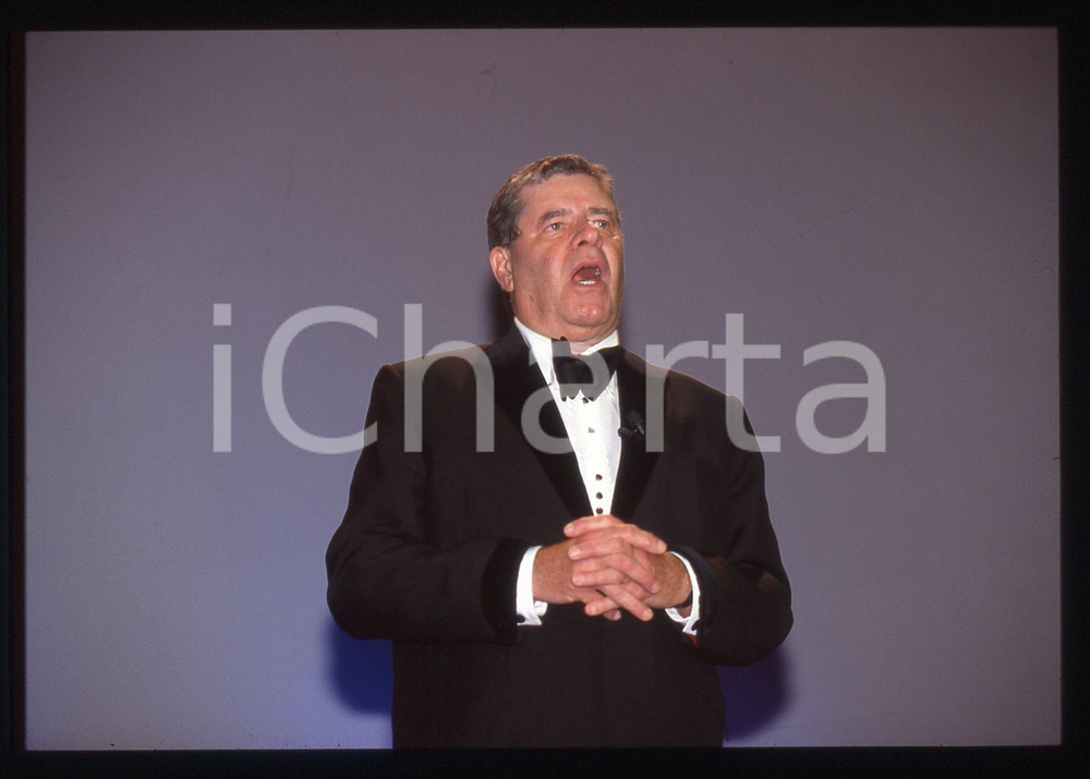 35mm vintage slide* 1999 FESTIVAL VENEZIA Jerry LEWIS Discorso dell'attore *21