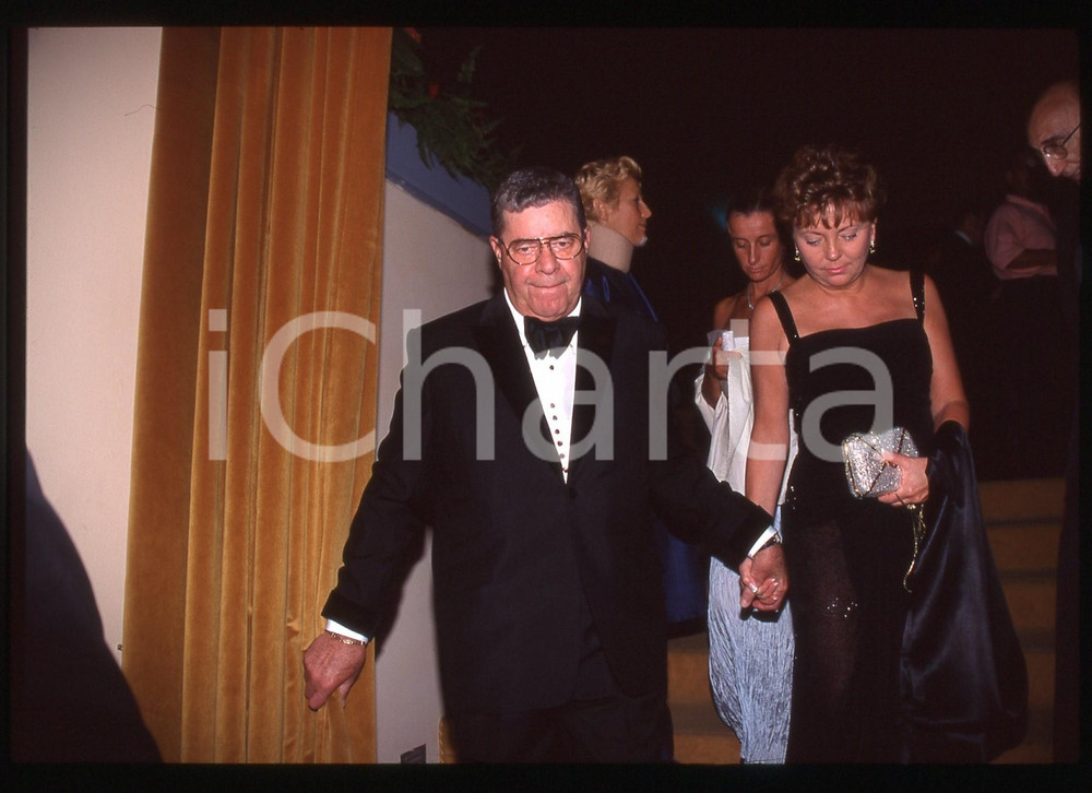 35mm vintage slide* 1999 FESTIVAL di VENEZIA Jerry LEWIS e Sandee PITNICK (11)