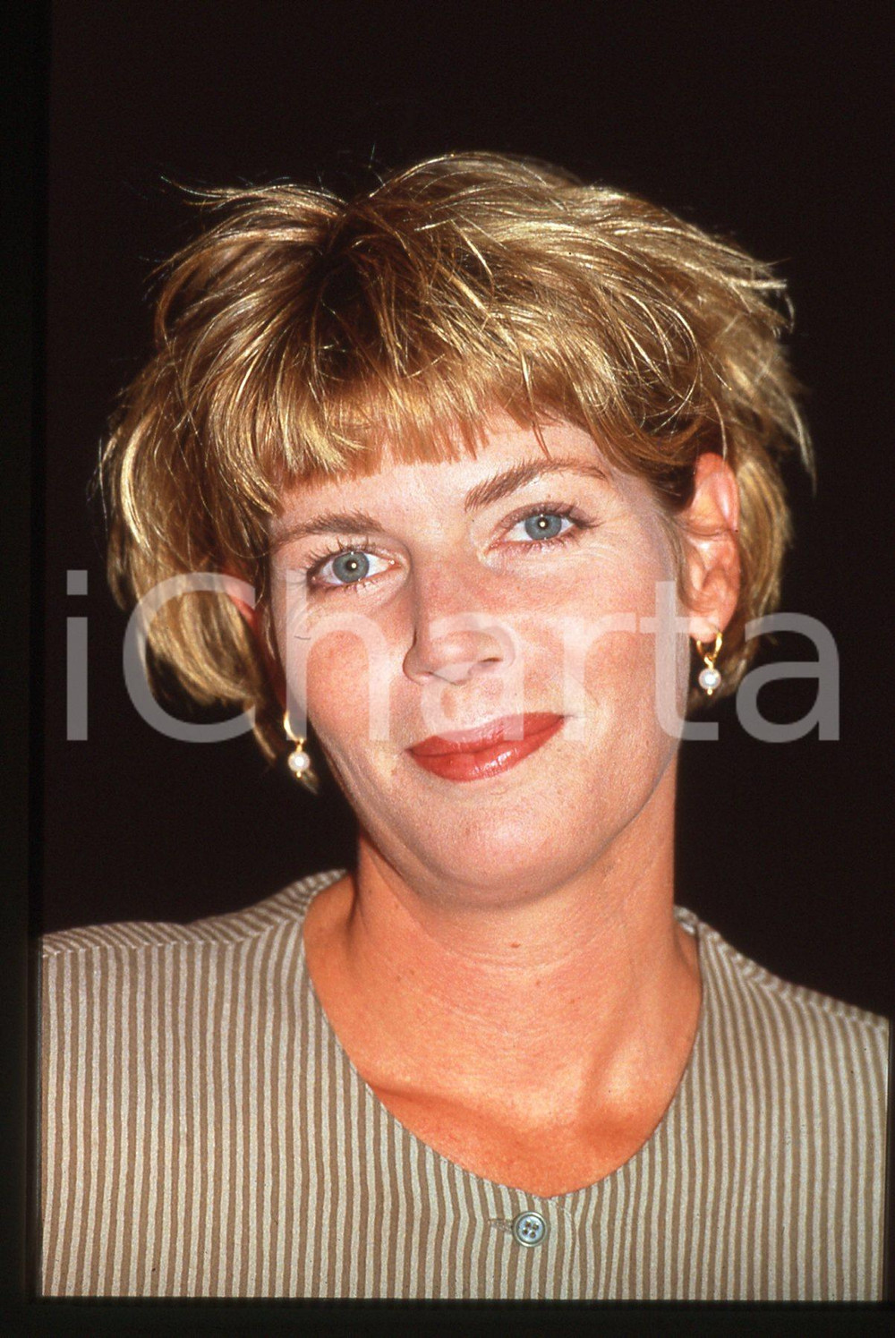 35mm vintage slide* 1991 Festival di DEAUVILLE Kelly MCGILLIS Ritratto attrice