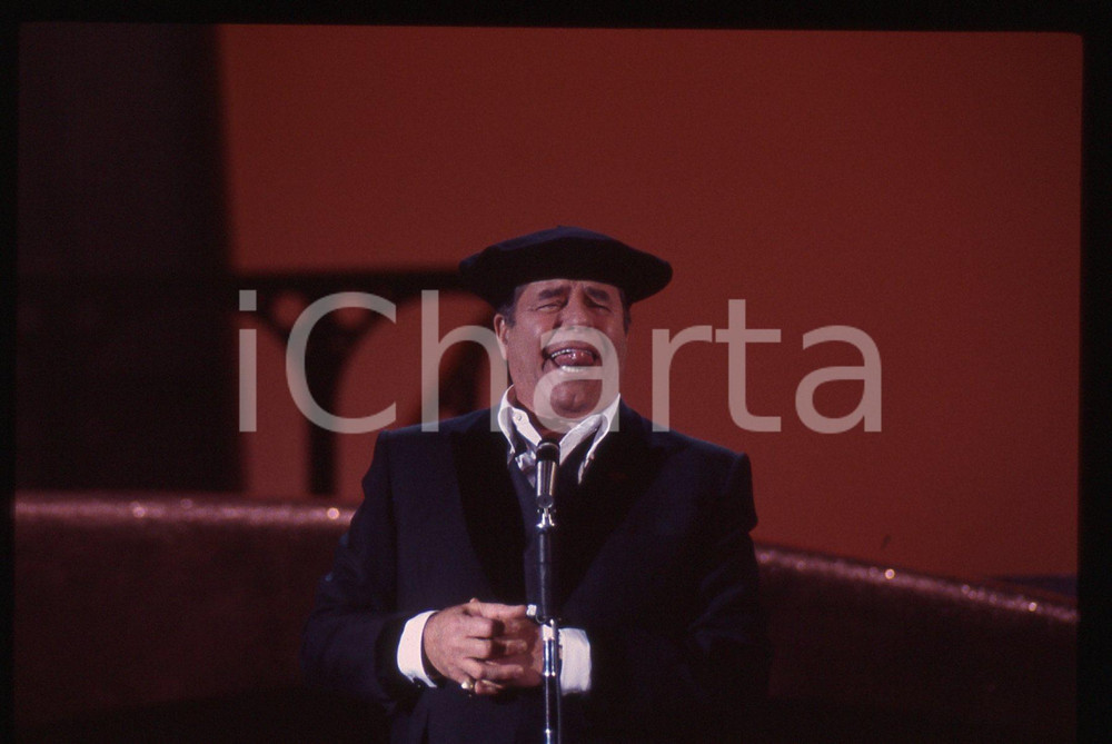 35mm vintage slide* 1990ca CINEMA Jerry LEWIS ritratto sul palcoscenico (2)