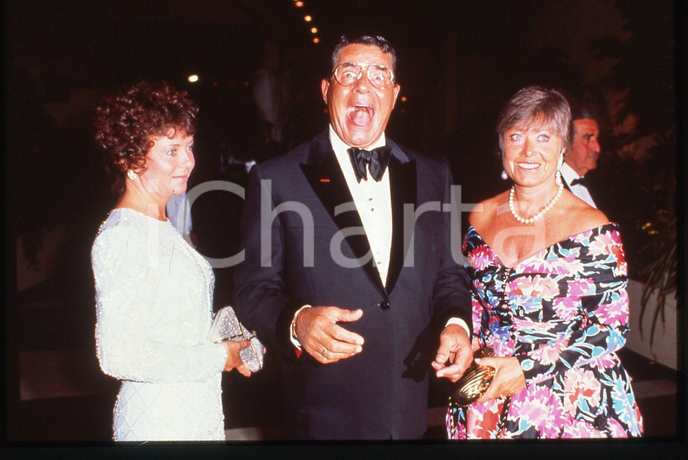 35mm vintage slide* 1989 MONACO Jerry LEWIS SanDee PITNICK Ballo Croce Rossa *3