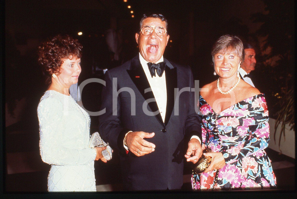 35mm vintage slide* 1989 MONACO Jerry LEWIS SanDee PITNICK Ballo Croce Rossa *6