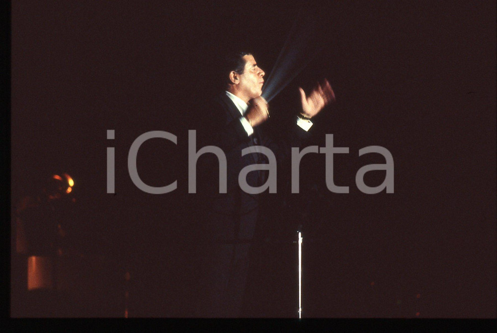 35mm vintage slide*1990ca TEATRO Jerry LEWIS durante uno spettacolo - Ritratto 6