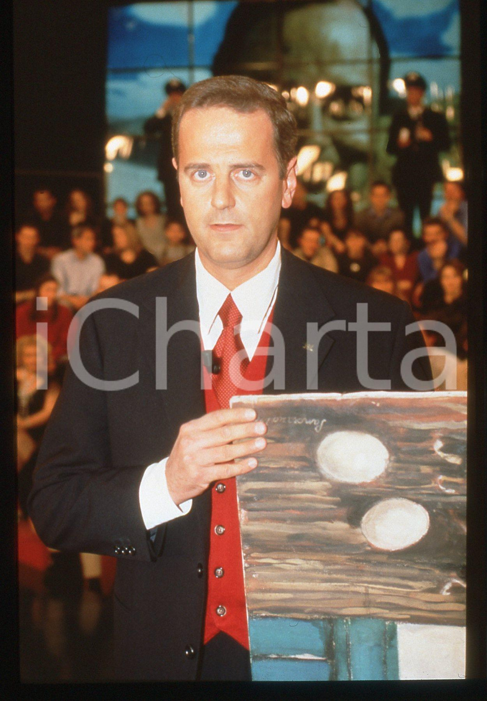 35mm vintage slide* 1997 ITALIA 1 Enrico BERTOLINO a CIRO IL FIGLIO DI TARGET *3