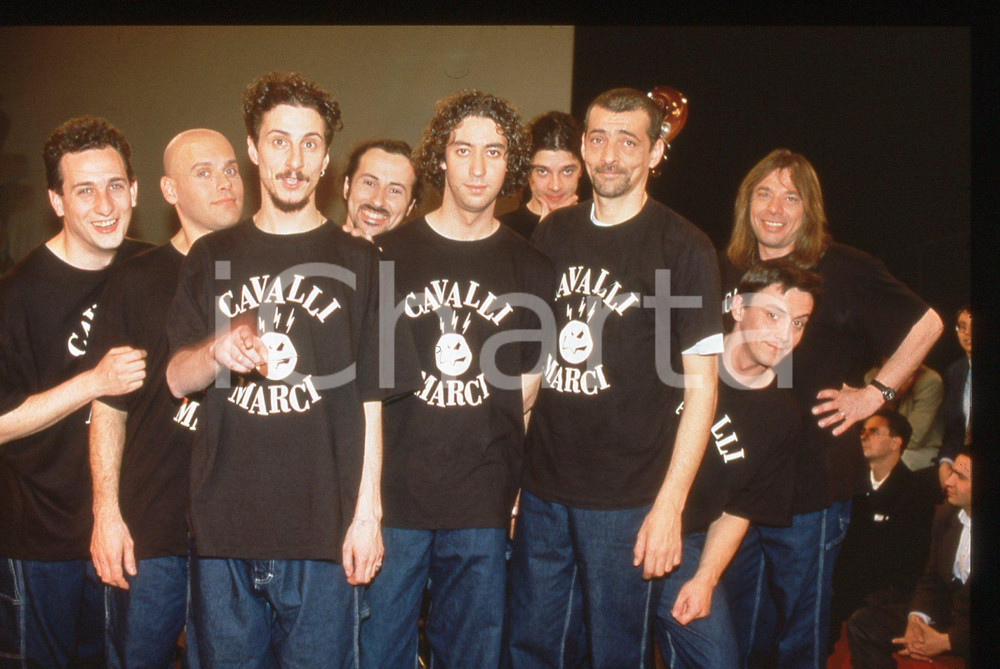 35mm vintage slide* 1997 ITALIA 1 I CAVALLI MARCI a CIRO IL FIGLIO DI TARGET *2