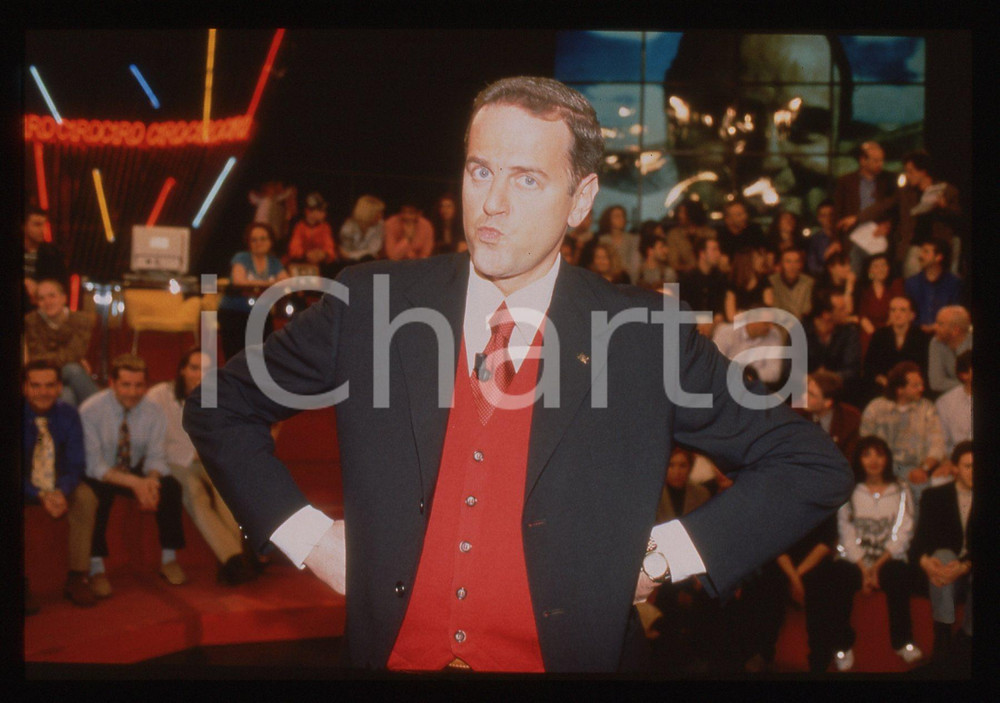 35mm vintage slide* 1997 ITALIA 1 Enrico BERTOLINO a CIRO IL FIGLIO DI TARGET *4