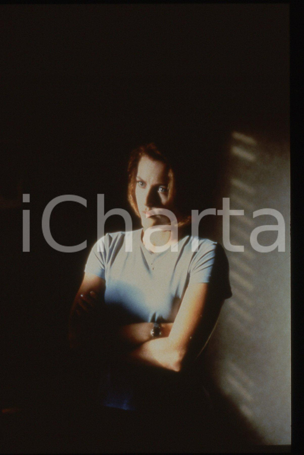 35mm vintage slide* 1998 X-FILES Gillian ANDERSON nel ruolo di Dana SCULLY *4