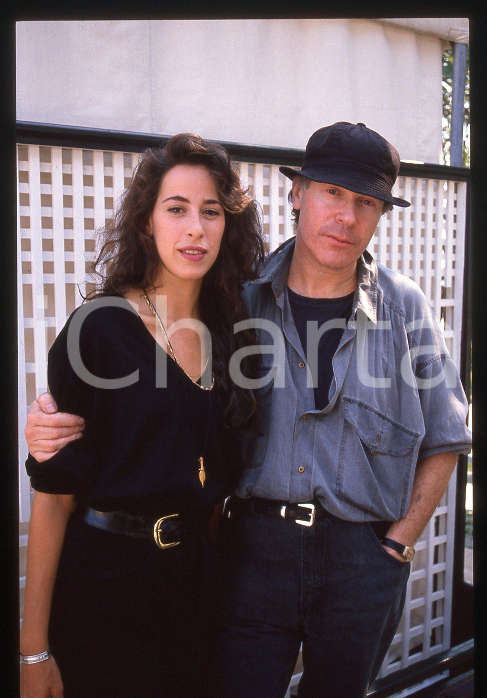 35mm vintage slide* 1989 Festival di VENEZIA Maggie WHEELER e Henry JAGLOM (3)